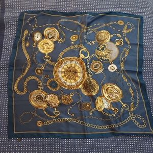 VINTAGE SILK SCARF MADE IN ITALY